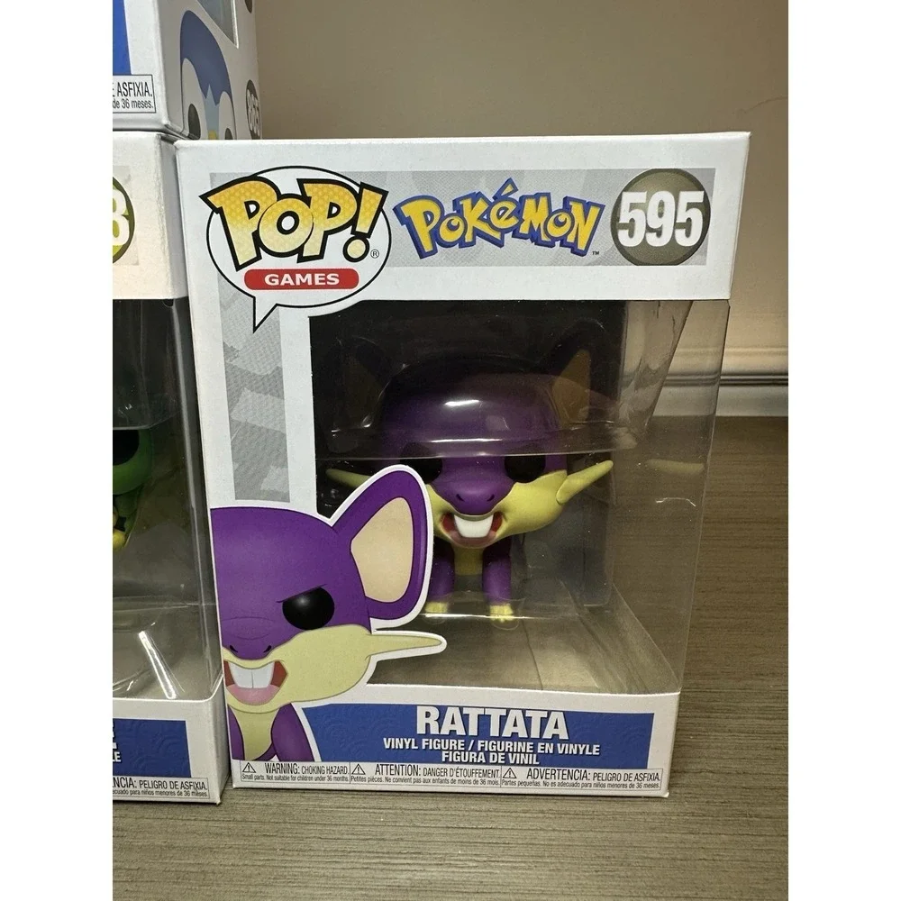 Funko Pop! Vinyl: Pokémon - Piplup / Caterpie / Rattata / Mr. Mime Lot
